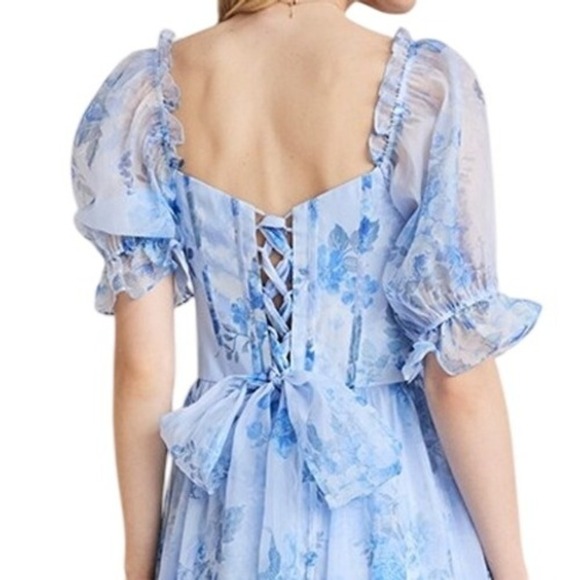 Francesca's Collections Dresses & Skirts - Mi Ami Regency Ethereal Fairycore Women's‎ Large Babydoll Corset Milkmaid Dress